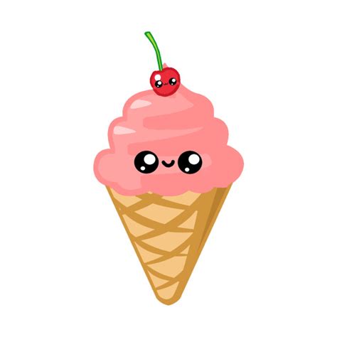 Kawaii Ice Cream Cone Kawaii T Shirt Teepublic