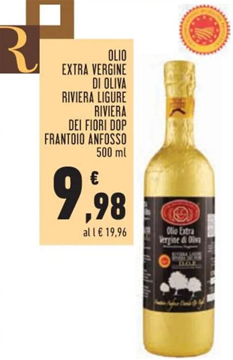 Offerta Olio Extra Vergine Di Oliva Riviera Ligure Riviera Dei Fiori