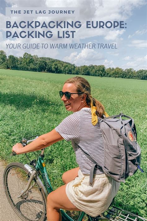 Backpacking Europe Complete Packing List Artofit