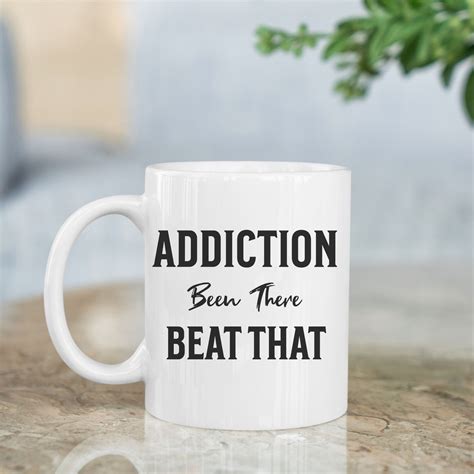 Sobriety T Coffee Lover Sober T Recovery T Coffee Mug