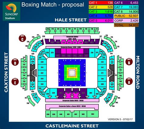 Suncorp Stadium Seating Map – Map Of The World