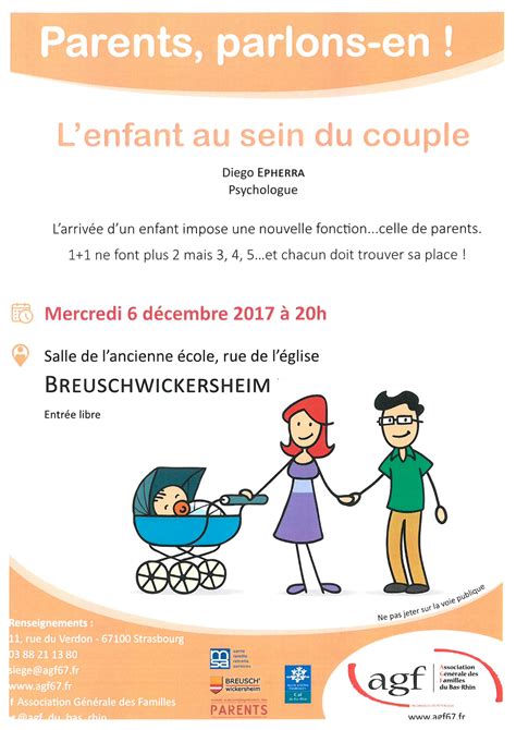 Novembre 2017 Lenfant Au Sein Du Couple AGF CONFERENCE Pdf Mairie De