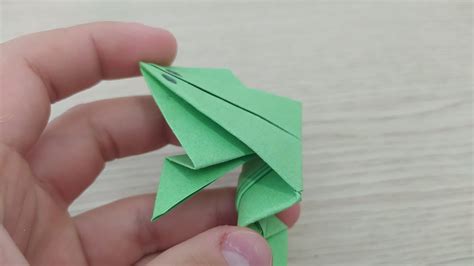 Havada İki Takla Atan Kağıttan Kurbağa Yapımı origamifrog YouTube