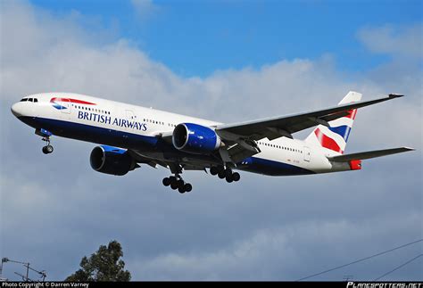 G Viis British Airways Boeing Er Photo By Darren Varney Id