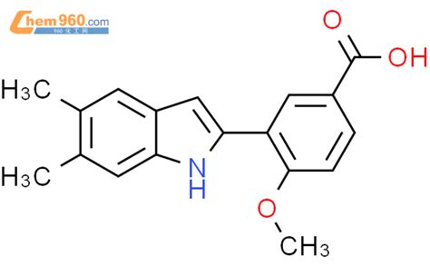 835595 03 4 3 5 6 二甲基 1H 吲哚 2 基 4 甲氧基苯甲酸化学式结构式分子式mol 960化工网