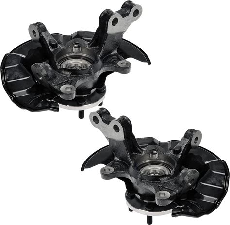 Autoshack Front Steering Knuckles And Wheel Bearing Hub Assembly 5 Lugs Pair Of 2