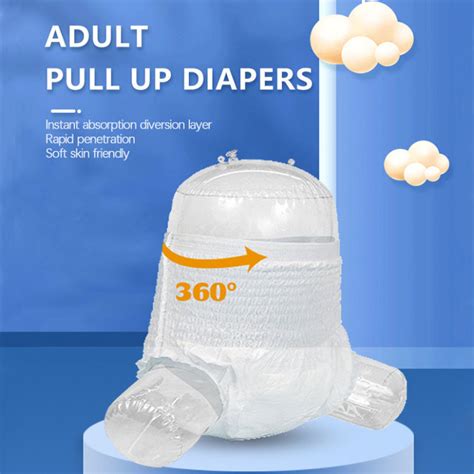 Premium Comfortable Breathable Ultra Thick Adult Diaper Multiple Leak