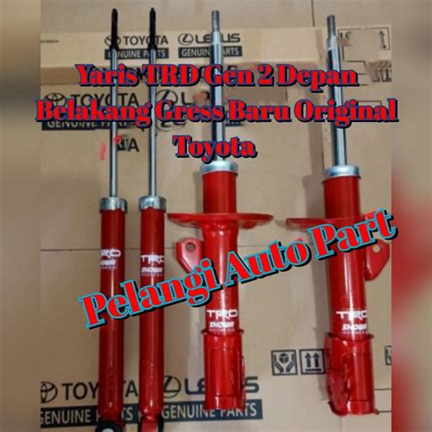 Jual Shockbreaker Yaris TRD Gen 2 Depan Belakang 2set Gress Baru