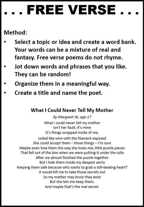 Free Verse Poems