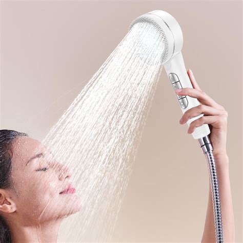 Clearance High Pressure 4-Speed Handheld Shower - Powerful Booster ...