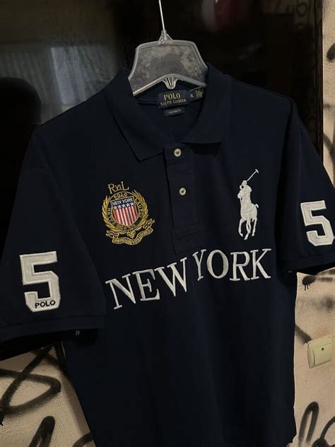 Polo Ralph Lauren New York Big Pony Chief Keef Y2k Swag Drill Rugby EBay