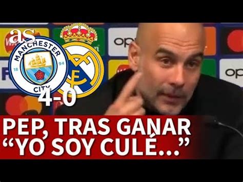 Guardiola Tras Golear Al Real Madrid Soy Del Bar A Y