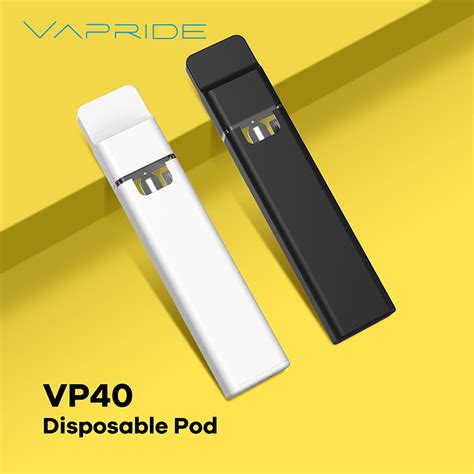 Vp40 Empty 2 Gram Disposable Vape Pen Thco Hhc White Label Pod China