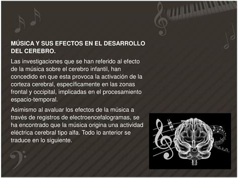 Ppt El Efecto De La Musica En El Cerebro Powerpoint Presentation