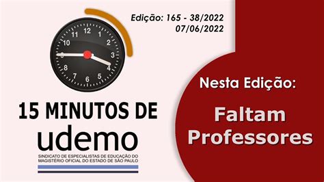 Minutos De Udemo Faltam Professores Edi O