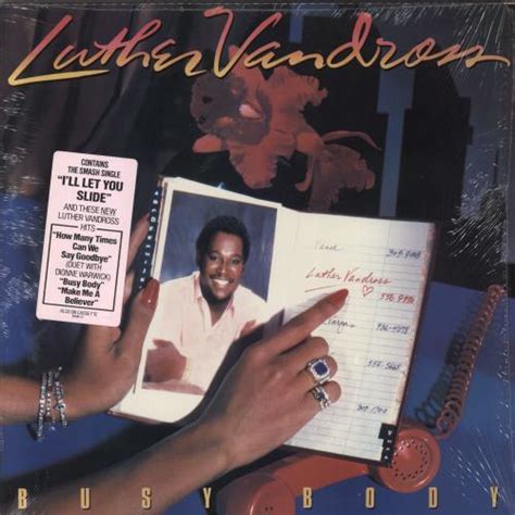 Luther Vandross Busy Body Vinyl Records LP CD On CDandLP