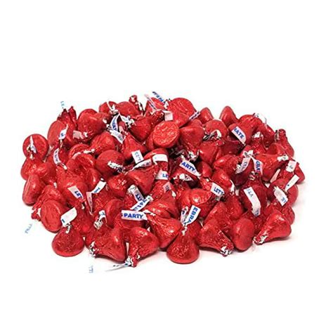 Hersheys Kisses Red Foil Milk Chocolate Pack Of 2 Pound Walmart