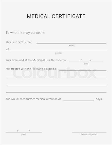 Sick Certificate Form Hot Sex Picture