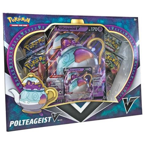 Pokémon Polteageist V Box Med 4 Booster Pakker Billigleg