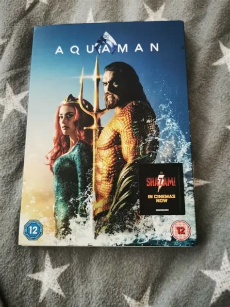 Aquaman Dvd Jason Momoa Amber Heard Willem Dafoe Patrick Wilson