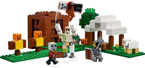 Buy Lego Minecraft The Pillager Outpost At Mighty Ape Nz