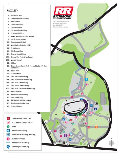 Maps Richmond Raceway