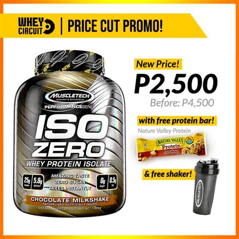 Muscletech Iso Zero Whey Protein Isolate Lbs Shopee Philippines