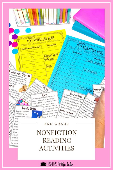 Nonfiction Text Structures Games Reading Center Activities