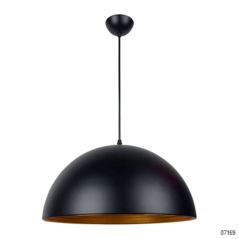 PENDANT ROUND DOWNLIGHT FITTING BLACK Veligaa Hardware