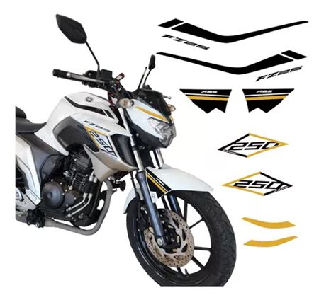 Adesivo Vinil Kit Faixa Grafismo M05 Moto Fz25 Fazer250 MercadoLivre