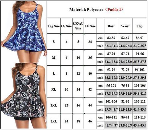 Kvinder Floral Tankini Set Sporty Bikini Polstret Badedragt Badedragt