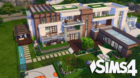 Sims 4 Modern Mansion Floor Plan