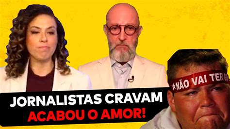 Jornalistas JOGAM A TOALHA AO VIVO e dão adeus a Lula o amor acabou