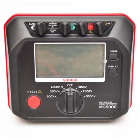 Sanwa MG5000 Insulation Testers High Voltage Digital Type Shopee Thailand