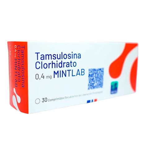 Tamsulosina Clorhidrato Mintlab Mg Cont Comprimidos Punto Farma