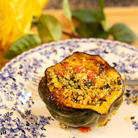 Mediterranean Stuffed Acorn Squash Dimitras Dishes