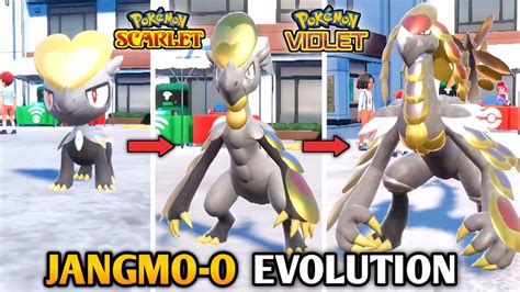 Jangmo O Evolve Into Hakamo O And Kommo O In Pokemon Scarlet And Violet