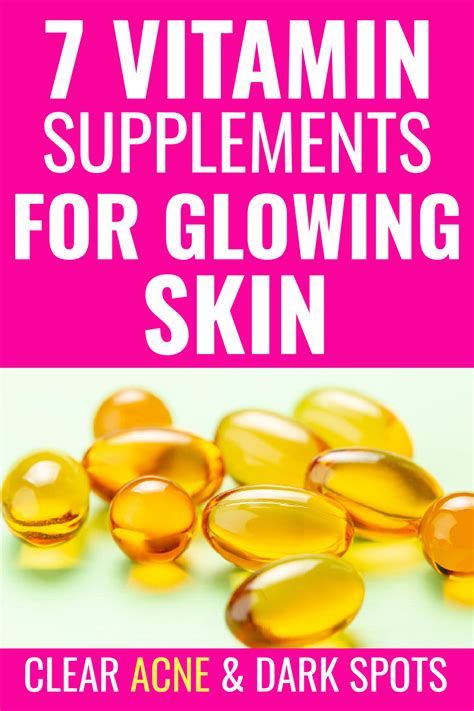 7 Vitamin Supplements For Glowing Skin Vitamins For Skin Vitamins