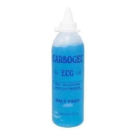 Gel Para Ecg Eletrocardiograma 250g Azul Carbogel Kit C 24 Shopee Brasil