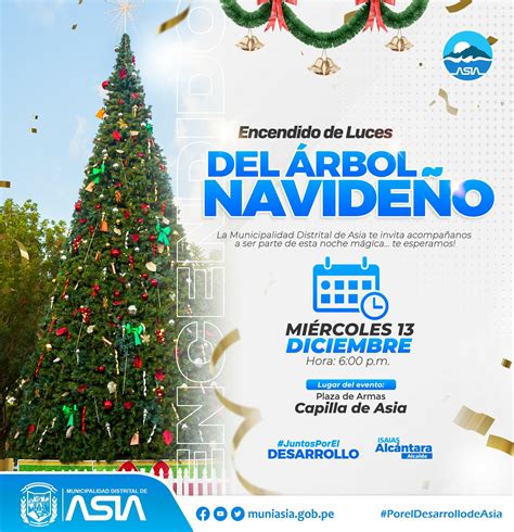 Gran Encendido Del Rbol Navide O Campa As Municipalidad