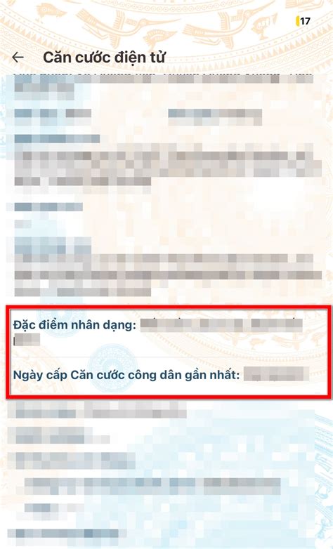 cach xem mat sau cccd tren vneid de xem lai thong tin quan trong