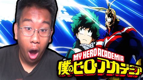 First Time Reacting To My Hero Academia Openings Youtube