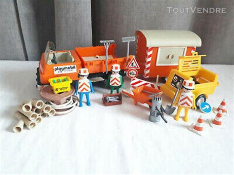 Camion benne compresseur playmobil 3474 a chantier trava à