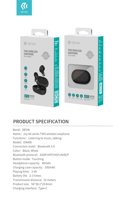 Joy A Series Tws Wireless Earphone My Devia Global Espa Ol