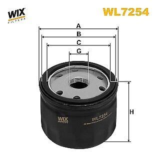 Oil Filter fits NISSAN MICRA K12 1.5D 03 to 10 Wix 1520800Q0F ...