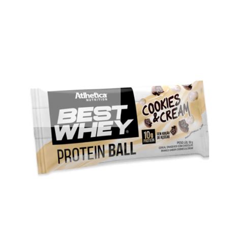 Protein Ball Atlhetica Nutrition Best Whey Cookies Cream G