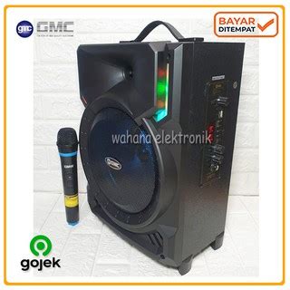 Jual Speaker Aktif Portable GMC 8inch 897H 897R Speker Bluetooth