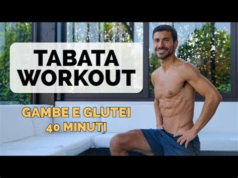 Tabata Workout Gambe E Glutei Minuti Cotto Al Dente Youtube