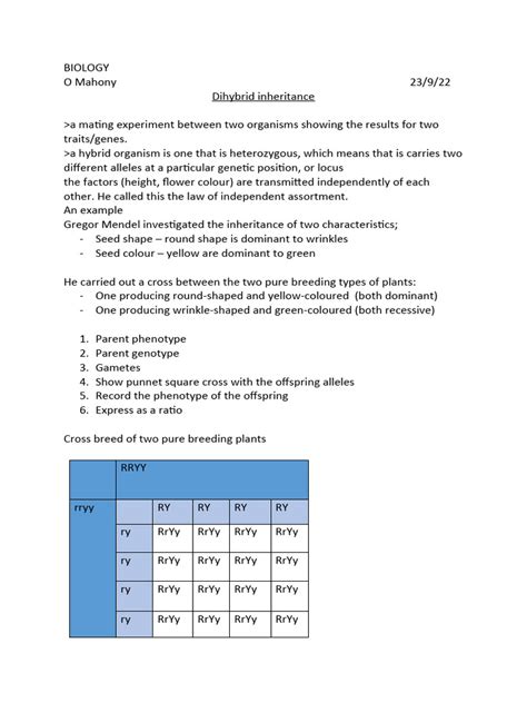 Biology Pdf Dominance Genetics Allele