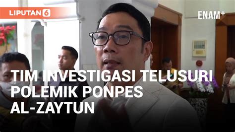 Ridwan Kamil Buat Tim Investigasi Telusuri Ponpes Al Zaytun Bersama